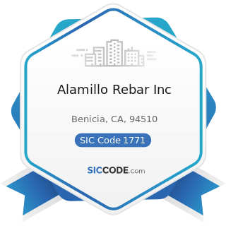 Alamillo Rebar Inc - SIC Code 1771 - Concrete Work