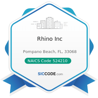 Rhino Inc - NAICS Code 524210 - Insurance Agencies and Brokerages