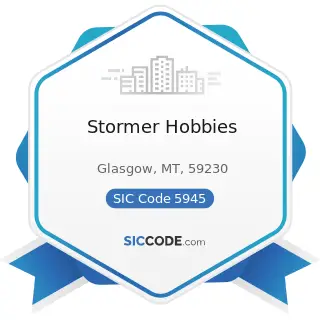 Stormer Hobbies - SIC Code 5945 - Hobby, Toy, and Game Shops