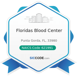 Floridas Blood Center - NAICS Code 621991 - Blood and Organ Banks