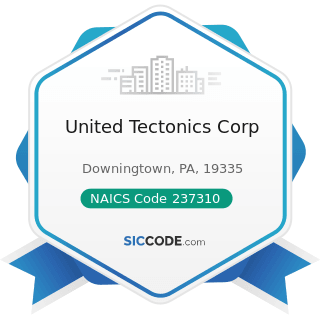 United Tectonics Corp - NAICS Code 237310 - Highway, Street, and Bridge Construction