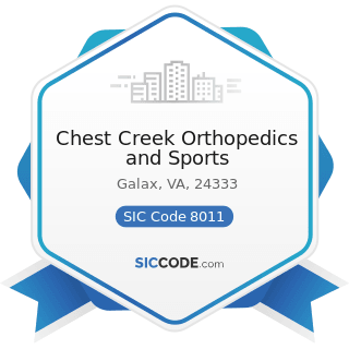 Chest Creek Orthopedics and Sports - SIC Code 8011 - Offices and Clinics of Doctors of Medicine