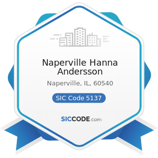 Naperville Hanna Andersson - SIC Code 5137 - Women's, Children's, and Infants' Clothing and...