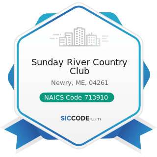 Sunday River Country Club - NAICS Code 713910 - Golf Courses and Country Clubs