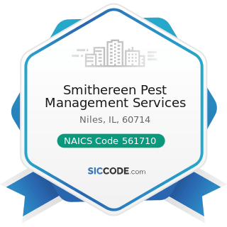 Smithereen Pest Management Services - NAICS Code 561710 - Exterminating and Pest Control Services