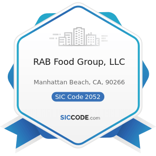 RAB Food Group, LLC - SIC Code 2052 - Cookies and Crackers