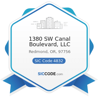 1380 SW Canal Boulevard, LLC - SIC Code 4832 - Radio Broadcasting Stations