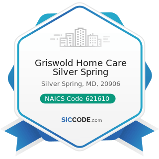 Griswold Home Care Silver Spring - NAICS Code 621610 - Home Health Care Services