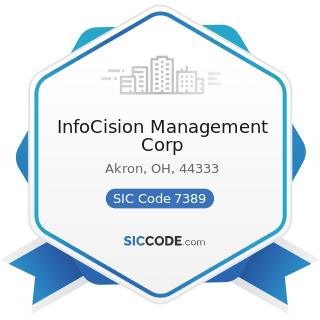 InfoCision Management Corp - SIC Code 7389 - Business Services, Not Elsewhere Classified