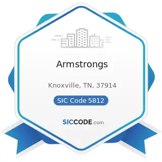 Armstrongs - SIC Code 5812 - Eating Places