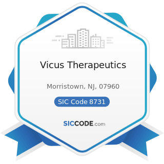 Vicus Therapeutics - SIC Code 8731 - Commercial Physical and Biological Research