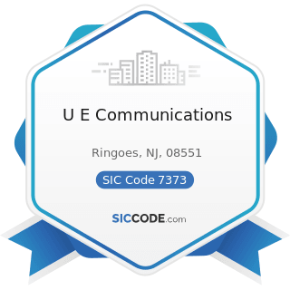 U E Communications - SIC Code 7373 - Computer Integrated Systems Design