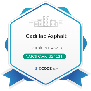 Cadillac Asphalt - NAICS Code 324121 - Asphalt Paving Mixture and Block Manufacturing