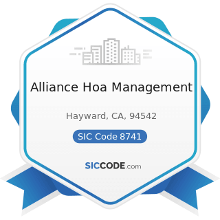 Alliance Hoa Management - SIC Code 8741 - Management Services