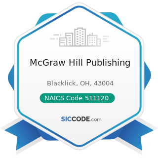 McGraw Hill Publishing - NAICS Code 511120 - Periodical Publishers