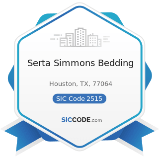 Serta Simmons Bedding - SIC Code 2515 - Mattresses, Foundations, and Convertible Beds