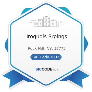 Iroquois Srpings - SIC Code 7032 - Sporting and Recreational Camps