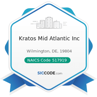 Kratos Mid Atlantic Inc - NAICS Code 517919 - All Other Telecommunications