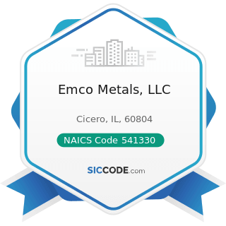 Emco Metals, LLC - NAICS Code 541330 - Engineering Services