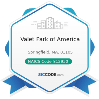 Valet Park of America - NAICS Code 812930 - Parking Lots and Garages