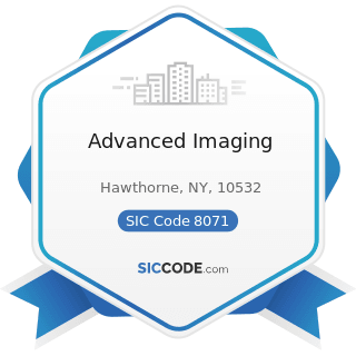 Advanced Imaging - SIC Code 8071 - Medical Laboratories