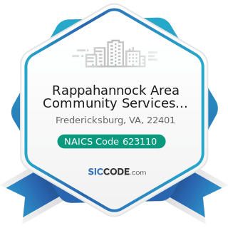 Rappahannock Area Community Services Board - NAICS Code 623110 - Nursing Care Facilities...