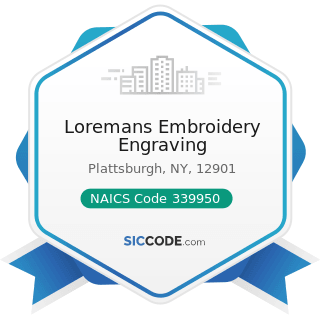 Loremans Embroidery Engraving - NAICS Code 339950 - Sign Manufacturing
