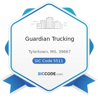 Guardian Trucking - SIC Code 5511 - Motor Vehicle Dealers (New and Used)