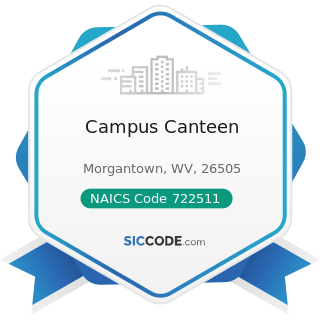 Campus Canteen - NAICS Code 722511 - Full-Service Restaurants