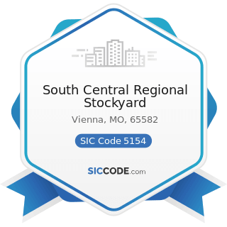 South Central Regional Stockyard - SIC Code 5154 - Livestock