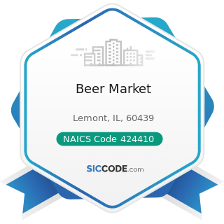 Beer Market - NAICS Code 424410 - General Line Grocery Merchant Wholesalers