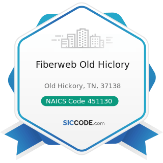 Fiberweb Old Hiclory - NAICS Code 451130 - Sewing, Needlework, and Piece Goods Stores