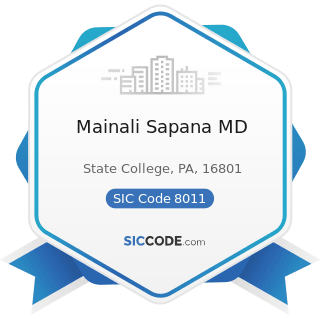Mainali Sapana MD - SIC Code 8011 - Offices and Clinics of Doctors of Medicine