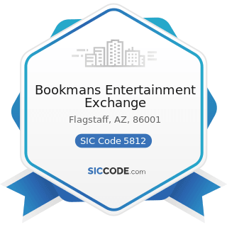 Bookmans Entertainment Exchange - SIC Code 5812 - Eating Places