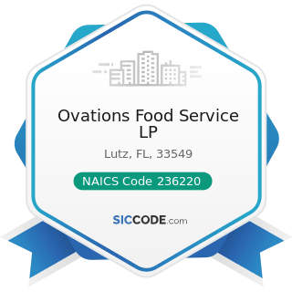 Ovations Food Service LP - NAICS Code 236220 - Commercial and Institutional Building Construction