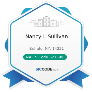 Nancy L Sullivan - NAICS Code 621399 - Offices of All Other Miscellaneous Health Practitioners
