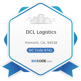 DCL Logistics - SIC Code 8742 - Management Consulting Services