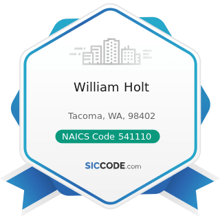 William Holt - NAICS Code 541110 - Offices of Lawyers