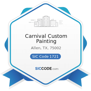 Carnival Custom Painting - SIC Code 1721 - Painting and Paper Hanging