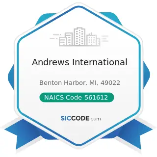Andrews International - NAICS Code 561612 - Security Guards and Patrol Services