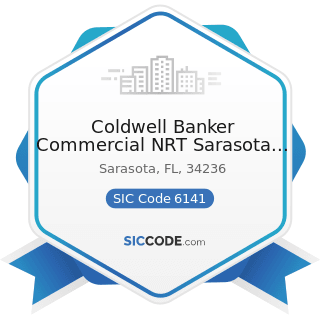 Coldwell Banker Commercial NRT Sarasota Florida - SIC Code 6141 - Personal Credit Institutions