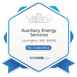 Auxiliary Energy Services - SIC Code 4911 - Electric Services