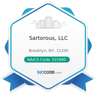 Sartorous, LLC - NAICS Code 315990 - Apparel Accessories and Other Apparel Manufacturing