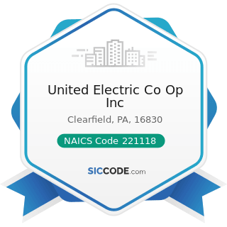United Electric Co Op Inc - NAICS Code 221118 - Other Electric Power Generation