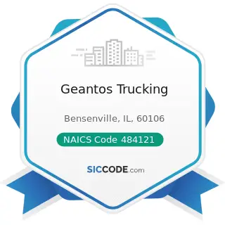 Geantos Trucking - NAICS Code 484121 - General Freight Trucking, Long-Distance, Truckload