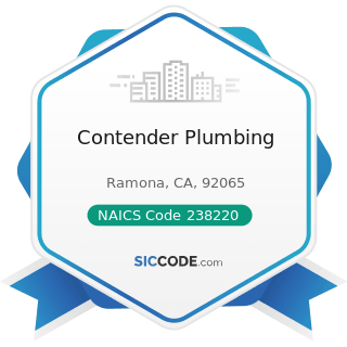 Contender Plumbing - NAICS Code 238220 - Plumbing, Heating, and Air-Conditioning Contractors