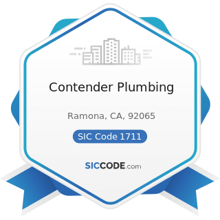 Contender Plumbing - SIC Code 1711 - Plumbing, Heating and Air-Conditioning