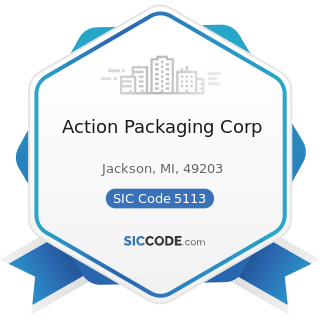 Action Packaging Corp - SIC Code 5113 - Industrial and Personal Service Paper