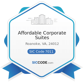 Affordable Corporate Suites - SIC Code 7011 - Hotels and Motels