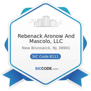 Rebenack Aronow And Mascolo, LLC - SIC Code 8111 - Legal Services